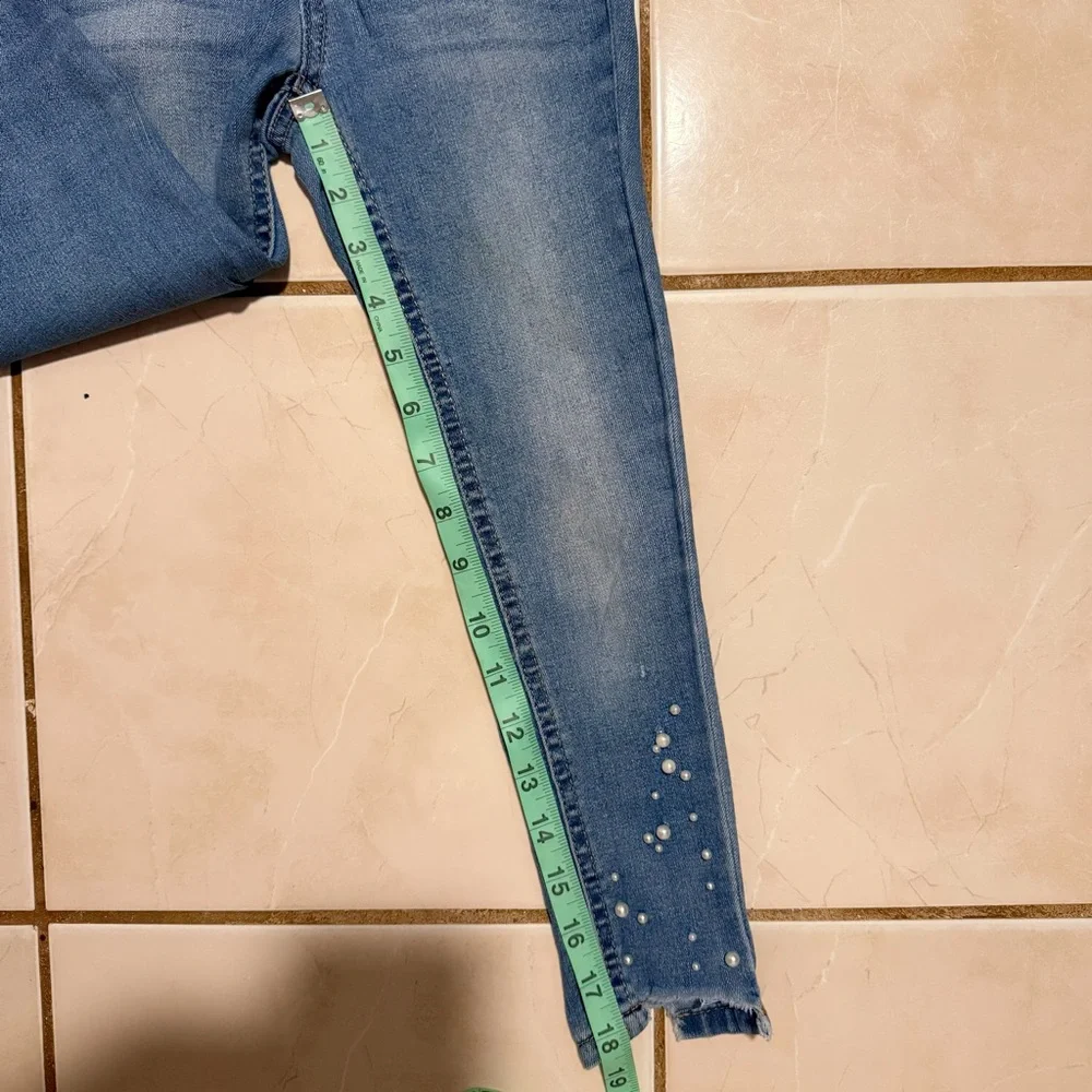 Justice Girls Light Blue Midrise Jeggings